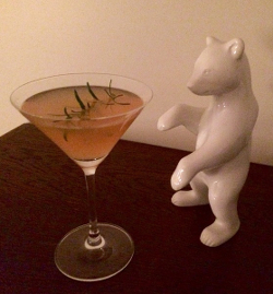 Grapefruit Rosemary Gin Sour